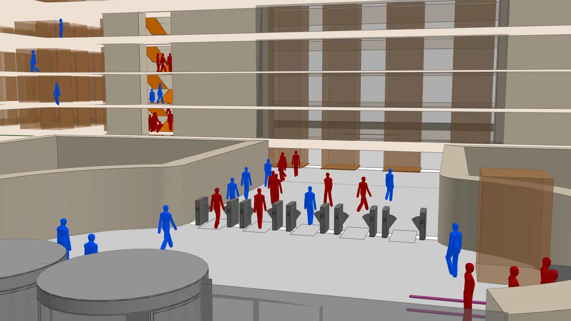 MassMotion proximity analysis