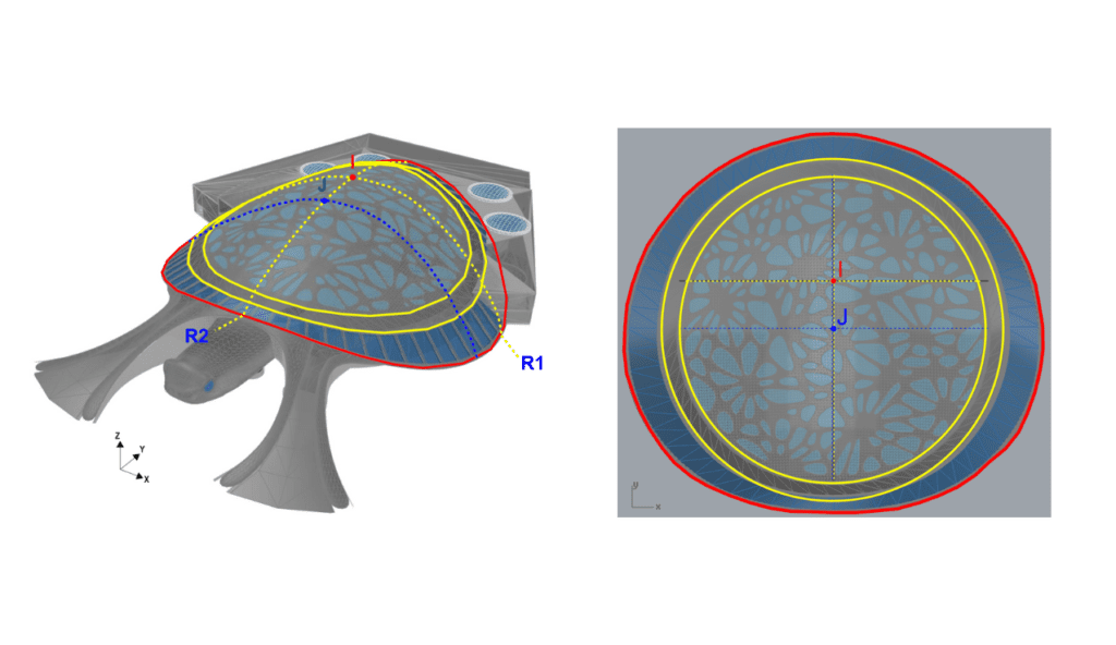 3D model from Architect/ Seashell Roof – Planview