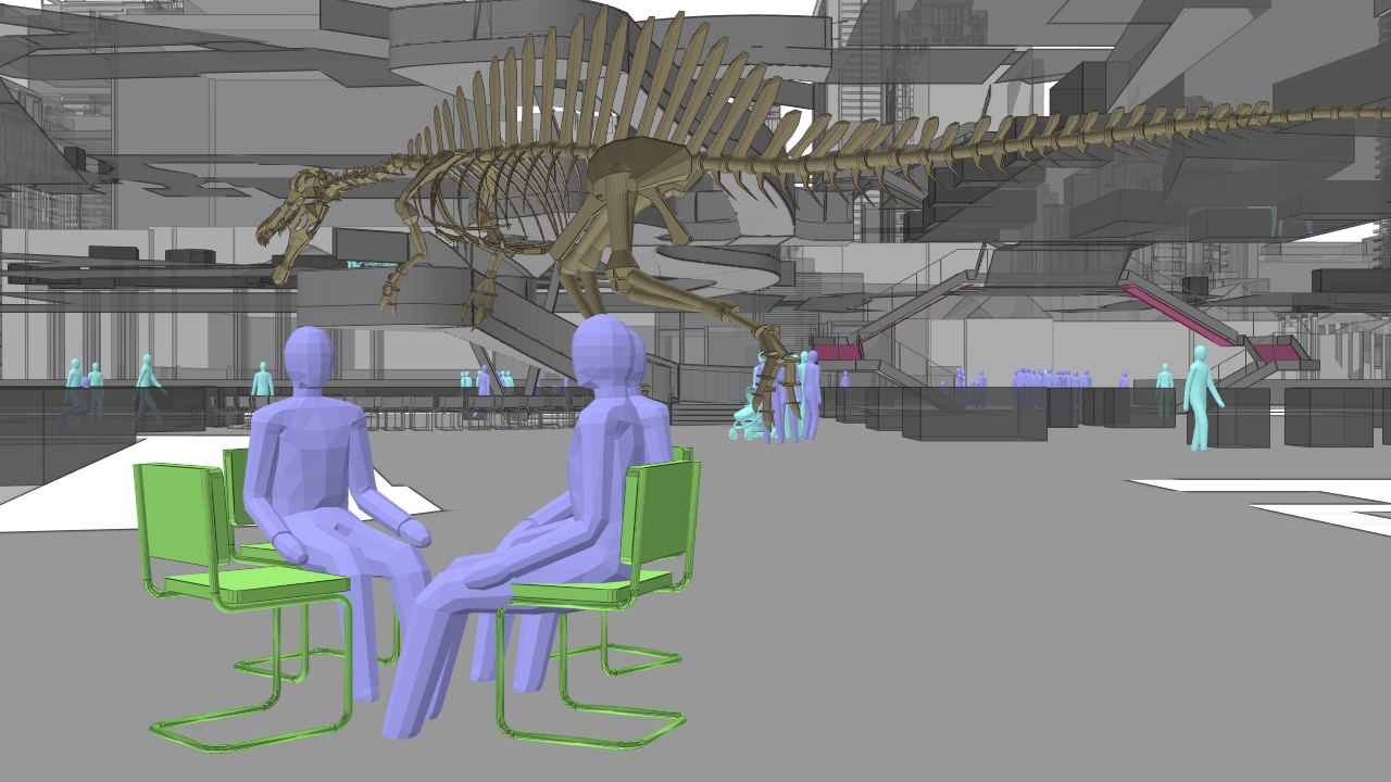 MassMotion agent seating