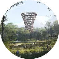 Camp adventure forest tower - © EFFEKT Architects ApS