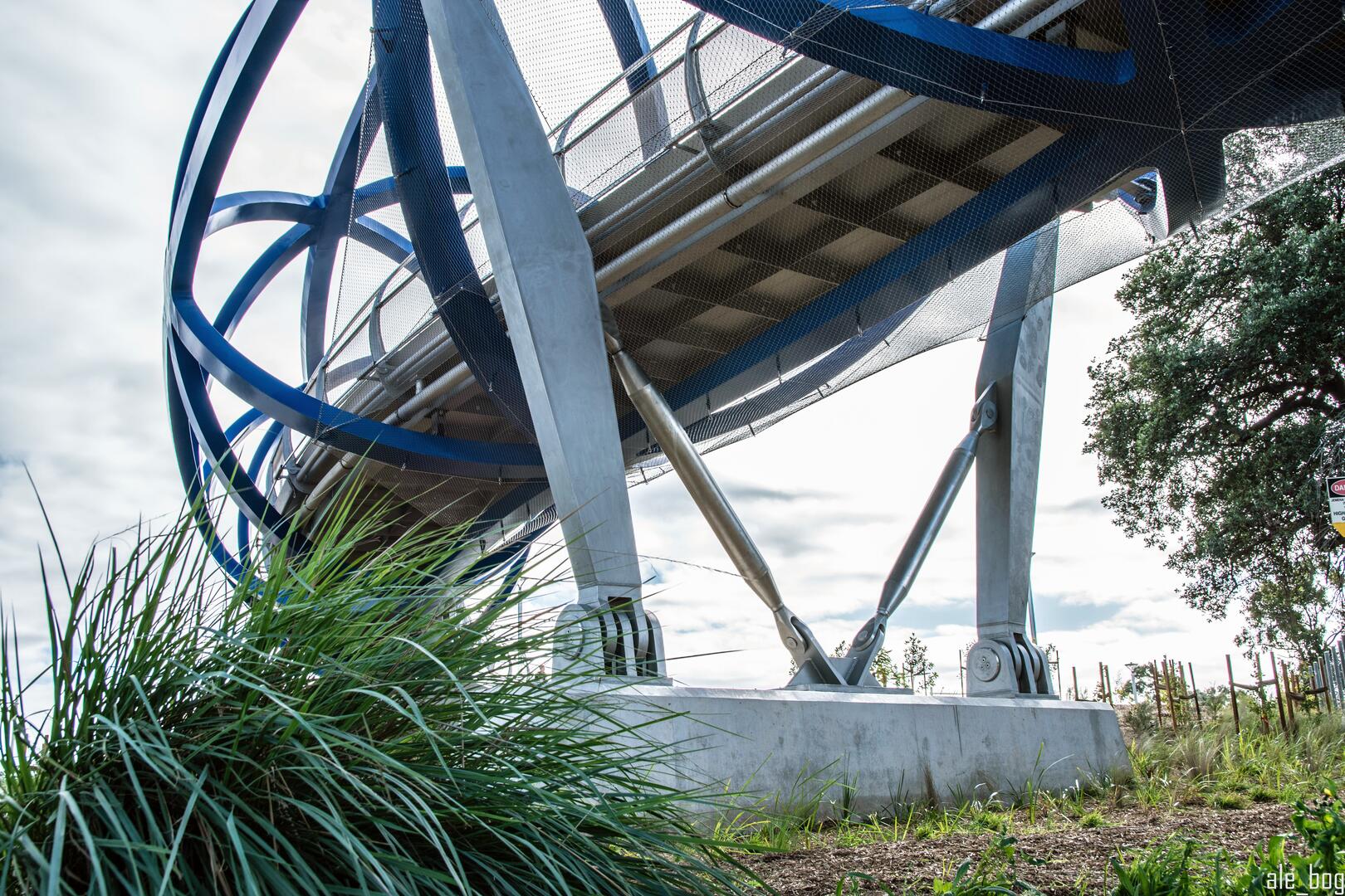Sydney's double helix pedestrian bridge