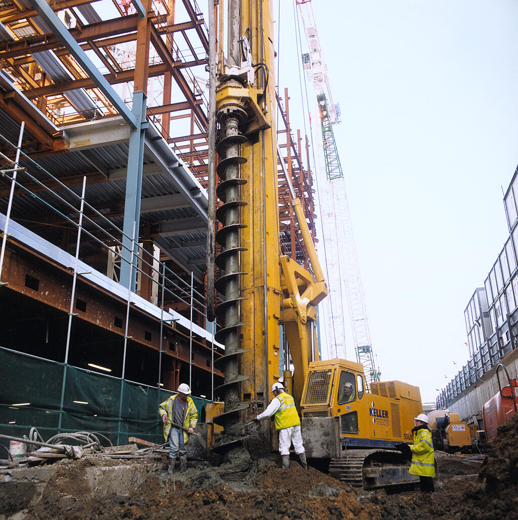 DS4 East Jubilee Link piling - © Arup