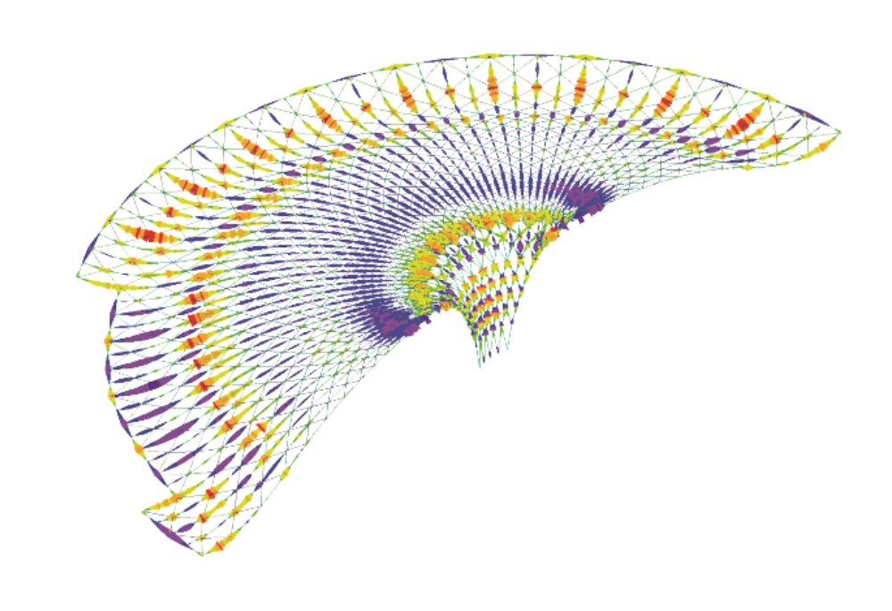 Oasys GSA model - Kings Cross Station roof