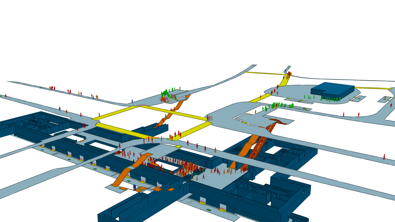 MassMotion airport model