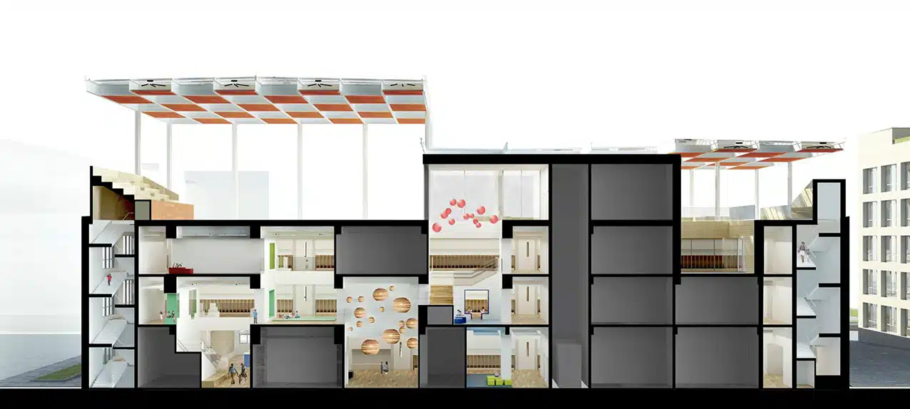 Efficiency Lab for Architecture Avenues Early Learning Centre concept model