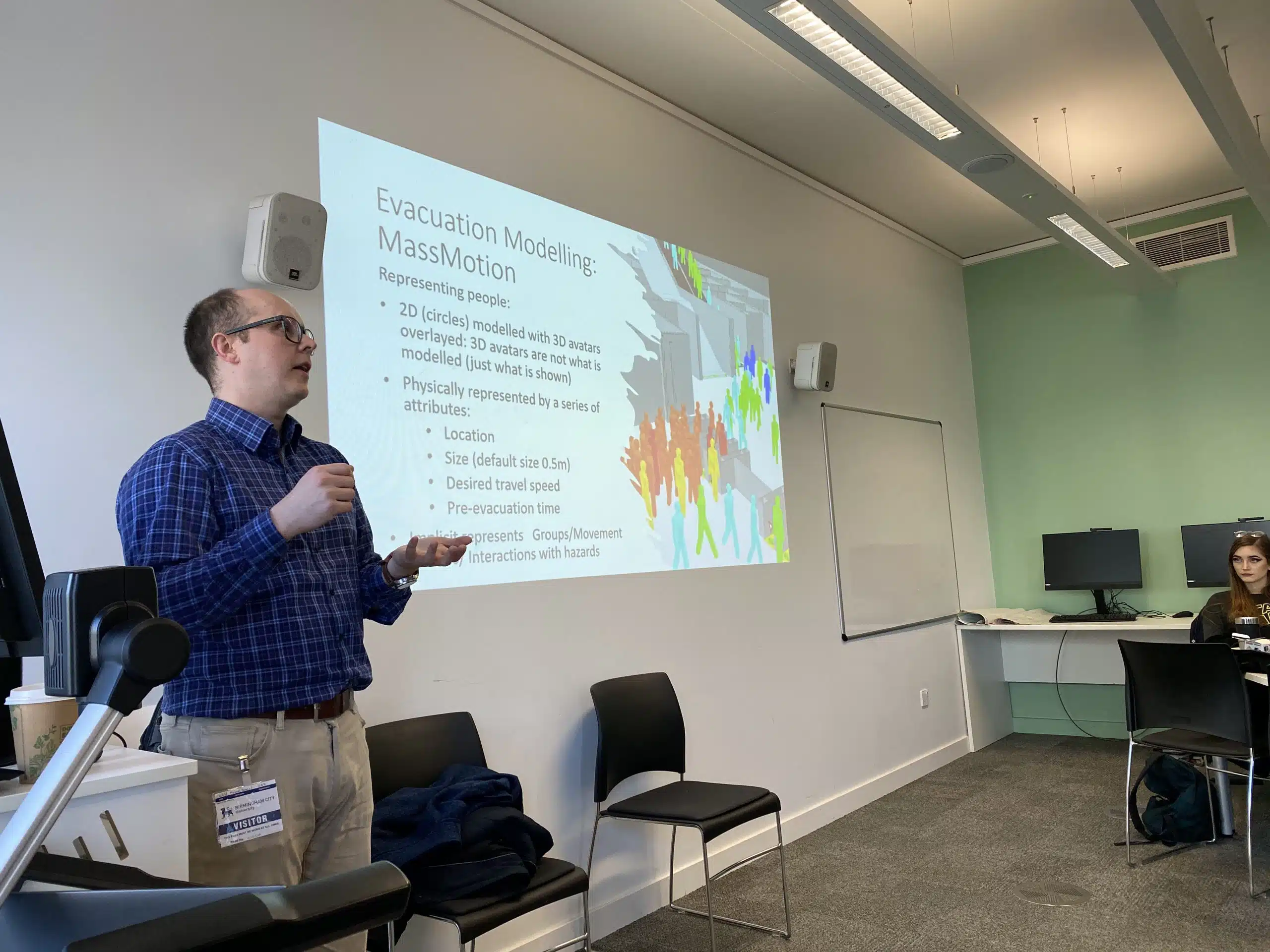Dr Michael Kinsey BCU guest lecture - human behaviour in fire