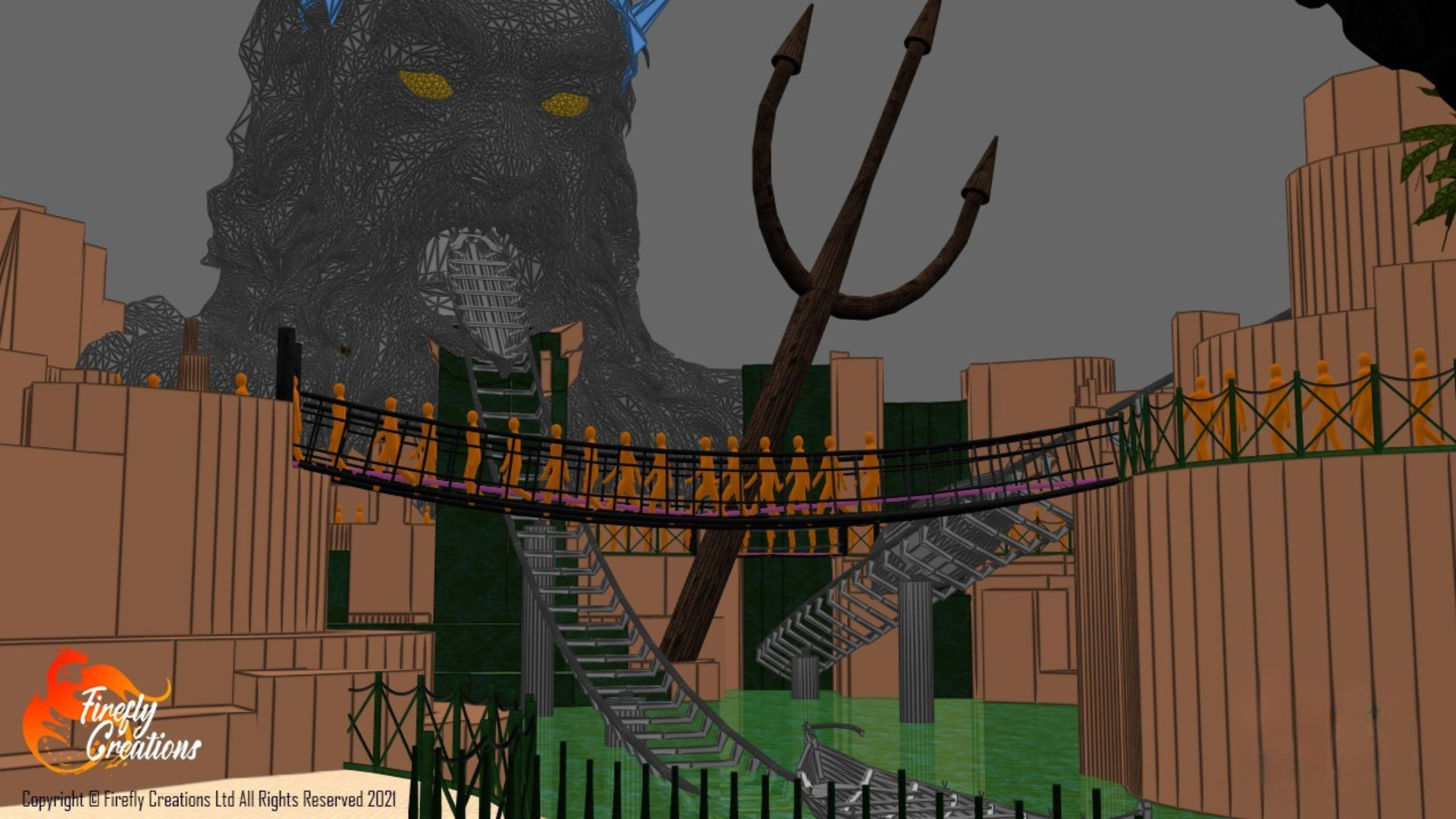 Kraken Cove Firefly Creations MassMotion model