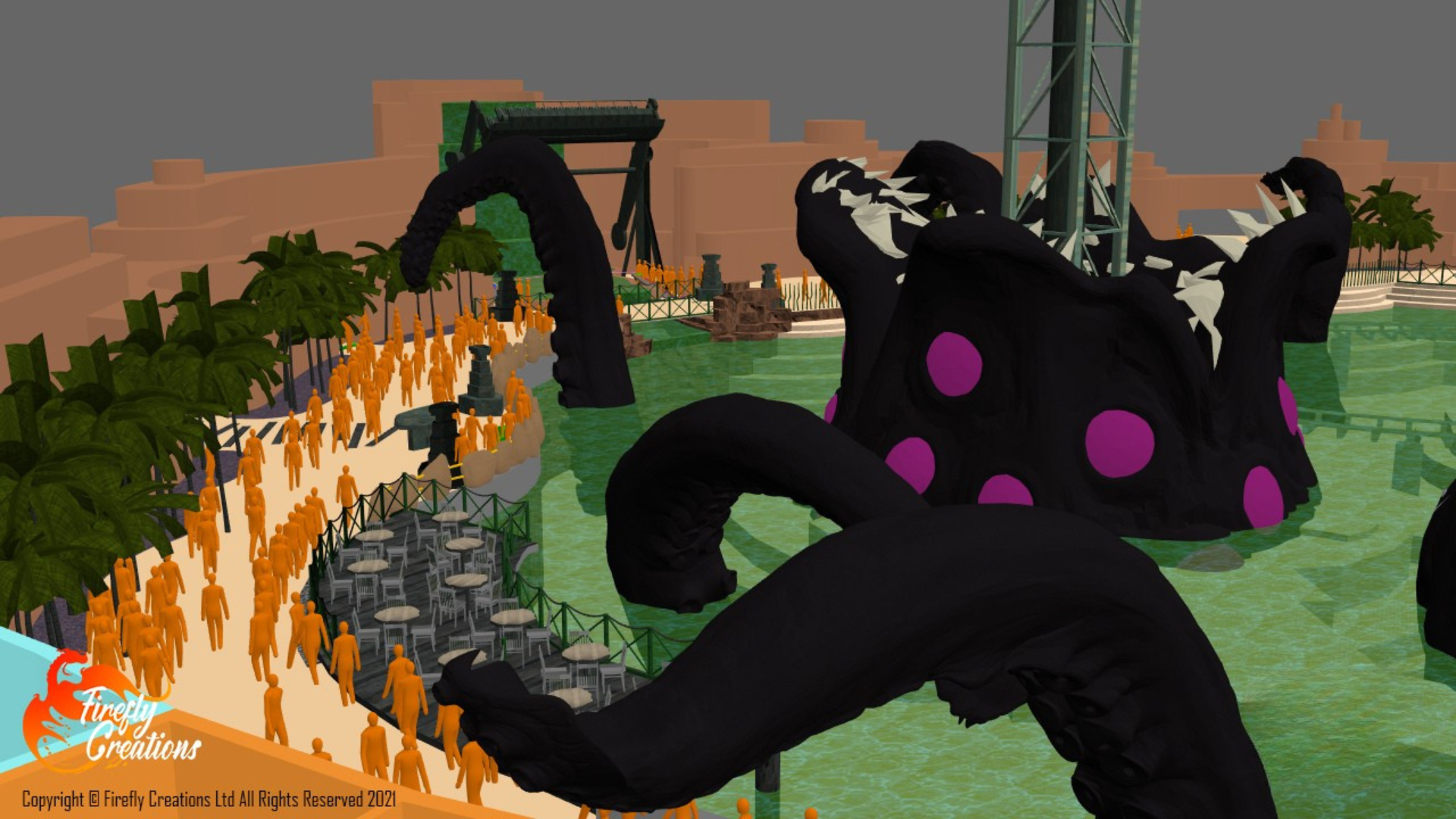 Kraken Cove Firefly Creations MassMotion model