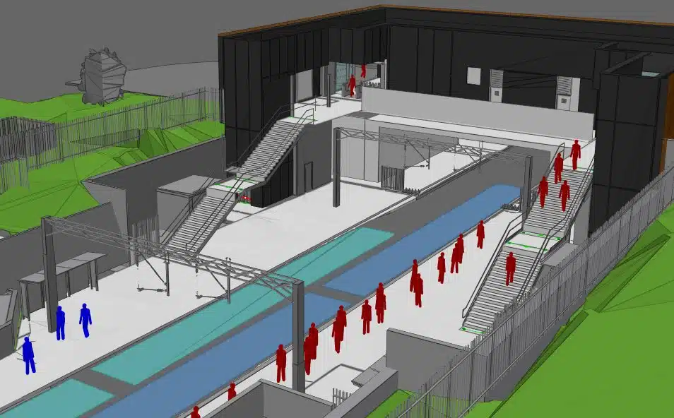 Perry Barr Oasys MassMotion station modelling