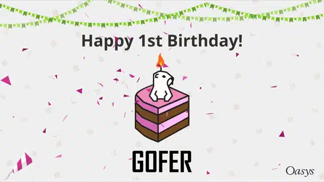 Oasys Gofer birthday