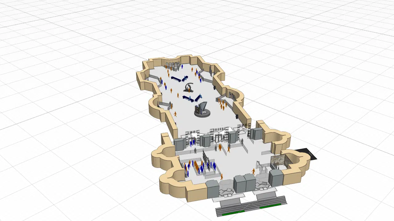 Oasys MassMotion grid feature