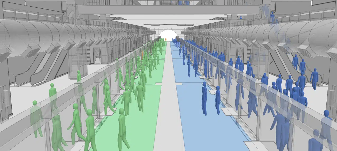 Massmotion model