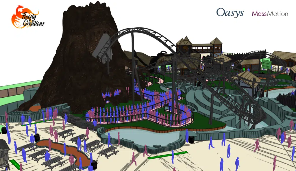 MassMotion model still