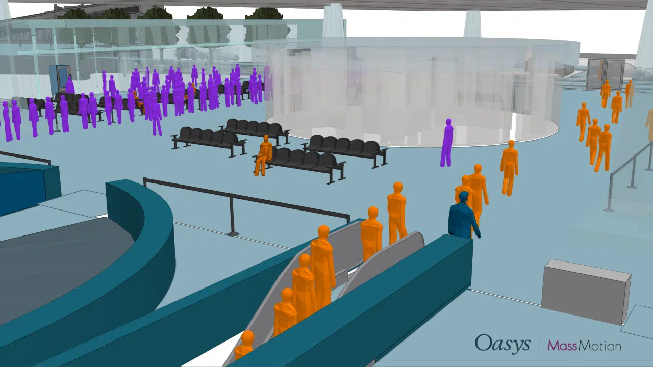 Massmotion model