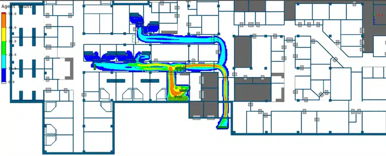 Layout of a local NHS hospital