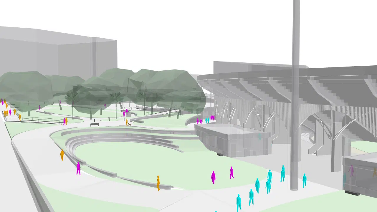Brisbane showgrounds model